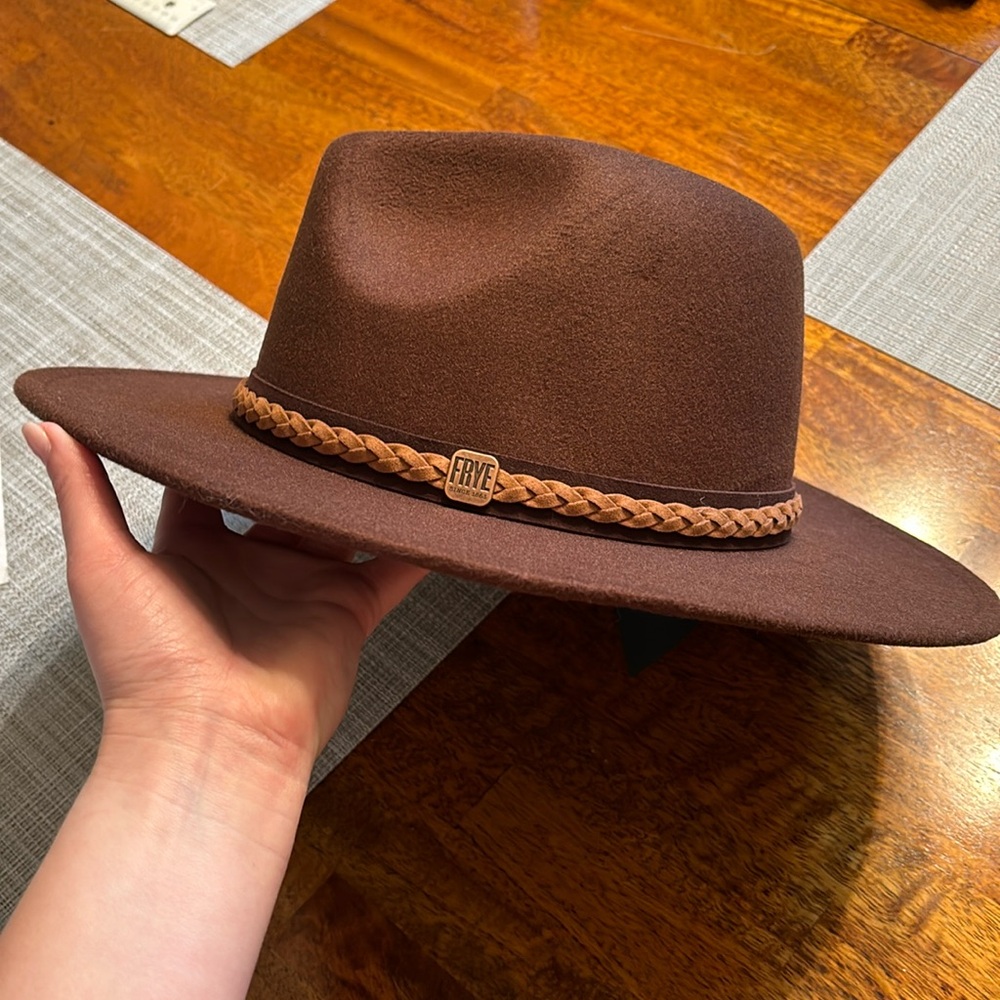 Frye men’s polyester hat brown #348